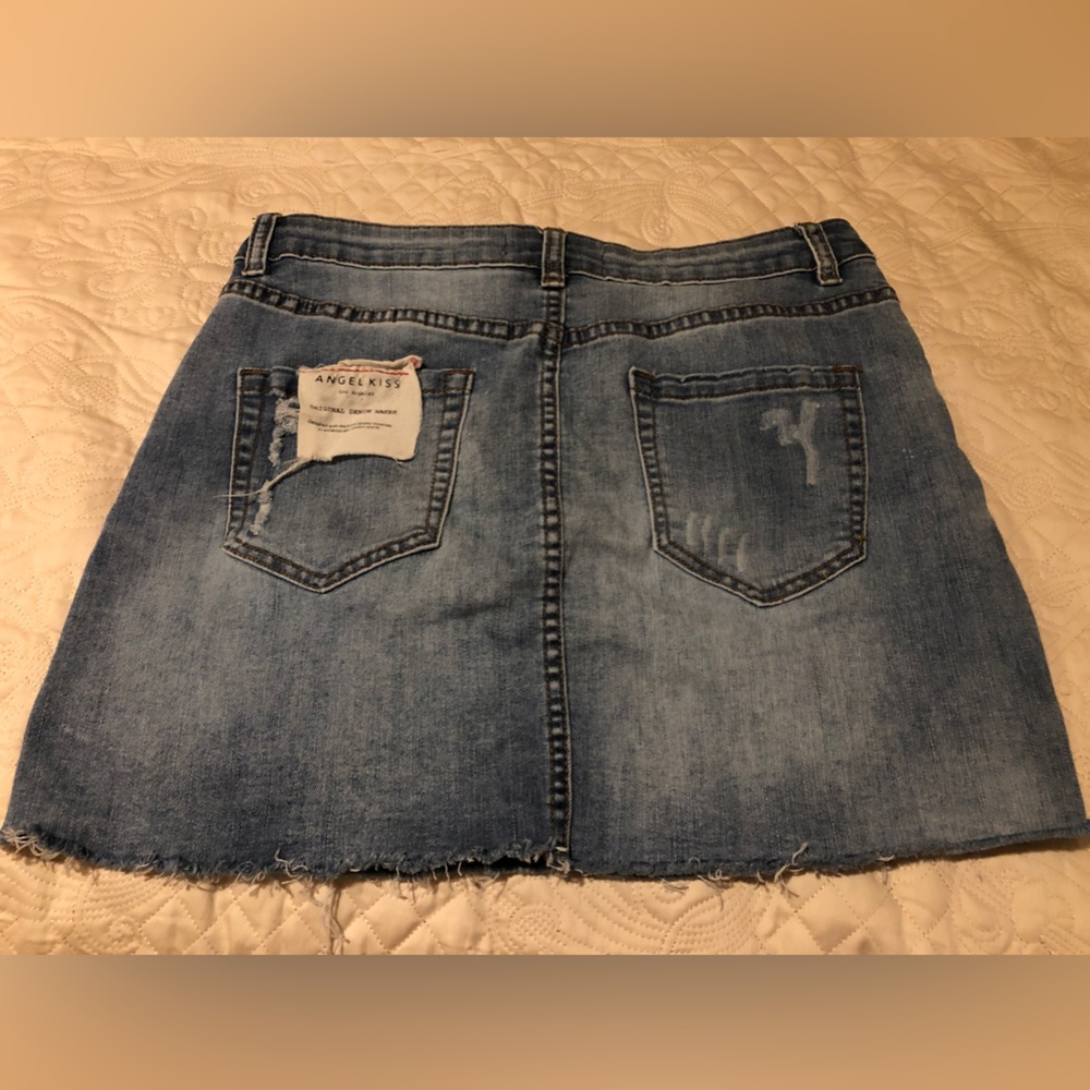 Angel kiss🌸 Jean mini skirt - Picture 2 of 7